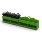 Carrello Rosmary per orticoltura con vasca e vani porta attrezzi inferiori By Habitat per Bambini di 2H arredi per asilo