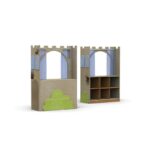 I giochi di ruolo Mobile teatrino Massimo ripiani giorno arco superiore sipario By Habitat per Bambini di 2H arredi per asilo