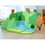Il Bosco degli gnomi Struttura gioco polifunzionale in legno multistrato By Habitat per Bambini di 2H arredi per asilo