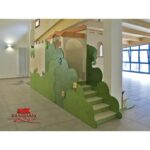 La Casa di Giulietta Struttura gioco polifunzionale in legno multistrato By Habitat per Bambini di 2H arredi per asilo