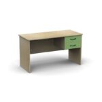 Scrivania Rialto con cassettiera a due cassetti in materiale melaminico By Habitat per Bambini di 2H arredi per asilo