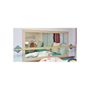Specchio a parete antinfortunistico Archimede con cornice e corrimano varie dim. By Habitat per Bambini di 2H arredi per asilo
