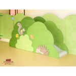 Struttura gioco polifunzionale I piccoli amici in legno 200 x 64 x 135 cm By Habitat per Bambini di 2H arredi per asilo