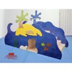 Struttura gioco polifunzionale L isola che non c è in legno multistrato By Habitat per Bambini di 2H arredi per asilo