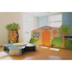 pannellatura divisoria la villetta con pannello finestra scuretti apribili by habitat per bambini di 2h arredi per asilo