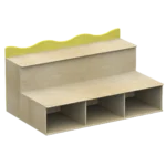 cd0112 Anfiteatro Andersen a due gradoni con vani per contenitori modulo 150_habitat_per_bambini_by_2h_srl_arredi_per_asilo
