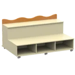cd0412 Anfiteatro Rialto a due gradoni con vani per contenitori modulo 150 schiena bassa_habitat_per_bambini_by_2h_srl_arredi_per_asilo